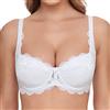 Susa - Wiesn-Zauber Dirndl-BH 8033 Balconette, Reggiseno Donna, Weiß 003, 80B