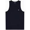 EMPORIO ARMANI Canotta Uomo Shiny Logoband Blu L