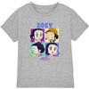 KPOP Demon Hunters Huntrix Zoey Chibi Boxes T-Shirt Bambini, Grigio Heather Sportivo, 7-8 A
