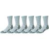 Amazon Essentials Calzettoni Sportivi In Cotone Ad Alte Prestazioni Con Controllo Dell'Umidità, Traspiranti Uomo, 6 Paia, Grigio, 46-48