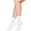 GOLDEN LADY 6 paia di calzini sportivi da donna in cotone e spugna, colore bianco, taglia unica (confezione da 6), bianco, Etichettalia unica