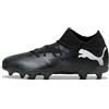 PUMA Future 7 Match Fg/Ag Jr, Soccer Shoe Unisex - Bambini e ragazzi, Puma Black Puma White, 35 EU