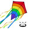 Flintronic Aquiloni Grande, Aquilone Rainbow Eddy per Bambini e Adulti, Aquiloni a Linea Singola, Attività All'Aperto per Principianti
