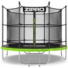 ZIPRO JumpPro IN Trampolino da Giardino, Trampolino per Bambini, con Rete Interna, Resistente alle Intemperie, Protezione UV, Montaggio Facile, Portata 100-150 kg, Ø 183/252/312/374/435/496 cm