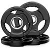 PhysKcal Set di dischi in gomma olimpici da 1,25 kg, 2,5 kg, set di dischi per manubri lunghi