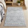 SONGMICS HOME Tappeto per Soggiorno, 80 x 150 cm Tappeto Salotto Antiscivolo, per Soggiorno Camera da Letto Cameretta, Lavabile in Lavatrice, Stile Boho, Grigio Chiaro TAR026G01V1