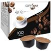 COFFISANO 100 Capsule di Caffè compatibili con Dolce Gusto, Miscela Palermo - Espresso Italiano Monodose, Aroma Gusto Deciso - confezione 4 buste da 25 pz