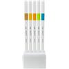 三菱鉛筆 OSAMA Emott - Pennarelli Punta Fine 0.4 mm, Set Colori Assortiti con 5 Fineliner per Bullet Journal Disegno Lettering Altro - Prodotto Cartoleria Cancelleria Waterproof Resistente alla Luce, non Sbava