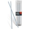 HELPMATE - Asta filettata M10 x 330 mm in acciaio zincato - Set da 2 pezzi di barra con filettatura metrica integrale - Perno filettato con classe di resistenza 4,8, DIN 976