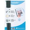 Exacompta - Cod. 42842E - Confezione da 5 kit di presentazione Serodo - consente di rilegare fino a 30 fogli da 80 g/m² - 25 listelli neri - 25 copertine A4 avorio - 25 copertine A4 trasparenti in PVC