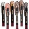 Flintronic Ombretto Stick, Matte Shimmer Matita Ombretto, A Lunga Durata e Naturale, Morbido Cremoso Matitone Ombretti Occhi, Impermeabile Shimmer Ombretti Stick, Creare Glitter Trucco Occhi