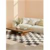 RugVista Chessie, Tappeto, Moderni, 200 x 300 cm, Rettangolare, Pelo medio, Soggiorno, Camera da letto, Lavabile solo a secco, Scuro Grigio/Off Bianco
