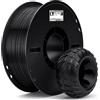 ELEGOO TPU 95A Filamento per Stampanti 3D 1,75 mm Nero 1KG, TPU Filamento Flessibile Morbido per Stampa 3D, Bobina da 1kg Compatibile con la Maggior Parte delle Stampanti 3D FDM