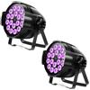 HOLDLAMP 2PCS 18 LED Luce da Palcoscenico, Illuminazione da palco a LED da 200W Faretto 4 in 1 RGBW con DMX-4/8CH per Feste Discoteche Bar Feste familiari Chiese
