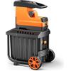 DOVAMAN GT10 APEX Biotrituratore Elettrico, 2800W con Motore Brushless, Silenzioso,Tritura Rami Secchi fino a 45mm, Contenitore da 60L, Rullo a 6 Denti Regolabile, Protezione da Sovraccarico