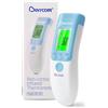 Berrcom Termometro Digital Termometro Frontale Infrarosso senza Contatto Termometro per Bambini, Termometri Medici con Schermo Retroilluminato a Tre Colori