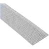 KLEBESHOP24 nastro a strappo per cucire [SOLO PARTE MASCHIO] dimensioni e colore a scelta/grigio chiaro, 20 mm x 8 m