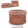 Heimfleiss® Filo di ferro ramato 1,0 x 100-160 mm (1000 pezzi) - filo zincato rivestito di rame - legacci con occhiello per pinze per tiralegacci - legacci per chiusura sacchi