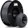ELEGOO TPU 95A Filamento per Stampanti 3D 1,75 mm Grigio 1KG, TPU Filamento Flessibile Morbido per Stampa 3D, Bobina da 1kg Compatibile con la Maggior Parte delle Stampanti 3D FDM