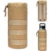 Silkmin Porta Borraccia Zaino con Coulisse, Tactical Molle Borsa per Bottiglia
