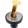 Tbest Tappo di Scarico a Compressione 19 Mm Ottone Vite Guarnizione in Gomma Acciaio Inossidabile Twist Lock Interno Poppa per Barca Marine Livewell Lavello Baitwell (3/8 di Pollice (2974B1))