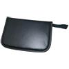 PETSOLA Borsa Porta Palline da Golf Organizer Borsa Accessori da Golf Contenitore Tascabile in Pelle PU Leggera con Maniglia E Cerniera Adatta per Gara, Nero