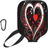 Mexpekil Custodia protettiva universale per racchetta da pickleball, motivo note musicali, 29,5 x 22,1 cm, custodia protettiva universale per pagaie da pickleball, in neoprene elastico, protezione