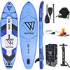 Campsup SUP Wattsup SAR 10'0 Combo Gonfiabile Stand Up Paddle Board | Confezione completa tavola da surf per principianti ed esperti con seduta Kayak e doppia pagaia