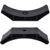 Elnwnnkc 2Pcs Ad Alta Resistenza Manubrio Rack Attrezzature Palestra Stand Protezioni Pavimento Organizzatori di Peso per Case Palestra Durevole Manubrio Supporto Rack Attrezzature Stand