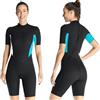 HGBFLTY Muta Shorty da donna 3,0 mm Neoprene Costume intero sportivo con cerniera posteriore sub Snorkeling Surf