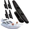 Generisch Gancio per lampada da barca - Morsetti in nylon da 10,2 cm, hardware per