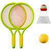KQFCAZRE Set da Badminton E Tennis per Bambini, Giocattolo Interattivo Genitore-Figlio, Gioco Sportivo, Regalo per Bambini, Racchette da Tennis per Giocare in, Blu