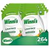 Winni's - Detersivo Lavatrice Ipoallergenico Ecoformato, Capi Colorati, 264 Lavaggi, Fiori d'Arancia e Sandalo, Smacchianti Naturali da Biofermentazione e Materie Prime Vegetali, 1485ml x 8 Confezioni