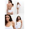 Intimissimi Body Con Incroci Sulla Schiena In Fresh Bamboo Bianco