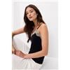 Intimissimi Top In Modal E Pizzo Pretty Flowers Multicolore