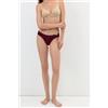Intimissimi Slip In Cotone Bordeaux