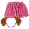CERDÁ LIFE'S LITTLE MOMENTS Paw Patrol - Set di accessori per la bellezza | Gonna rosa con fiocco decorativo e fascia Skye | Costume per bambini con design ufficiale Nickelodeon