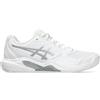 Asics Scarpa da Tennis Donna Asics Gel-Dedicate 9 Clay Bianco Argento
