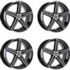 Oxigin 4 Cerchi Oxigin 18 Concave 7.5x18 ET45 5x108 SWFP per Ford C-Max Edge Focus Gala