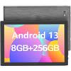 Tablet Android 13 10.1 Pollici Octa Core 8 GB 256 GB ROM Dual SIM Wifi 4G LTE