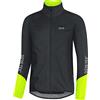 GORE Wear C5 Giacca da ciclismo per uomo GORE-TEX, M, Nero/Giallo neon