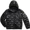 Blauer Piumino Uomo con Cappuccio e Trama ad Onde Wave 25WBLUC03074 8057629802845-3XL Nero 3XL