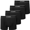 Aomig Boxer Uomo, 6pz Mutande Uomo Boxercotone, Boxer Aderenti Intimo Maschile Morbidi e Comodi Elasticizzati in Materiale Ecocompatibilem, Multicolore-M