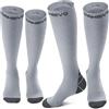 CAMBIVO 2 Paia Calze Compressione Graduata Donna e Uomo, Calze a Compressione 20-30mmHg, Gambaletto Compression Socks Elastiche per Circolazione Gambe, Sport, Trail Running, Viaggio Aereo