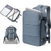 BJLFS Zaino Ryanair 40x30x20 Donna Zaino da Viaggio Aereo Bagaglio a Mano 40x30x20 Ryanair Borse da Cabina per Wizzair Zaini Casual Impermeabile Adatto per Portatile da 14 Pollici