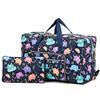 Arxus Grande Borsone Pieghevole da Borsone da Trasporto con Borsa da Viaggio e Tracolla (Elefante Blu)