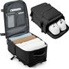 BJLFS Borse da Cabina per Ryanair 40×20×25 Bagaglio a Mano Easyjet Borsa Zaino da Viaggio, Zaino da trekking,Zaino Casual per laptop,Nero leggero