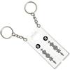 LASERO' Portachiavi Personalizzato Spotify - Portachiavi Coppia con Codice Canzone Personalizzato - Plexiglass Trasparente Stampa UV - Regali di Coppia per Lui e Lei