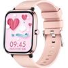 findtime smartwatch telefonare 1,7 pollici fitness orologio da polso con schermo personalizzato orologio sportivo controllo musica pressione sanguigna fitness tracker orologio contapassi, previsioni meteo,