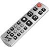SeKi Telecomando universale SeKi DVD Argento - Telecomando con tasti grandi - per anziani + bambini
